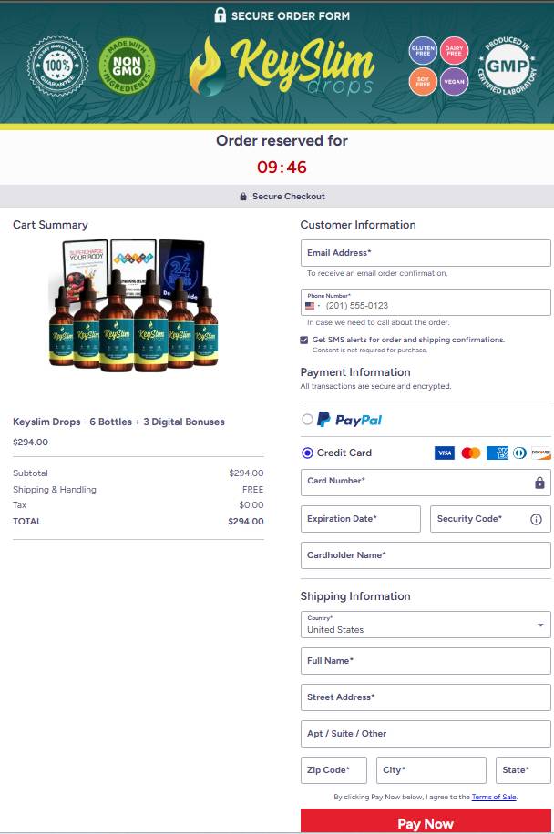 KeySlim Drops Official Website Secure Order Page